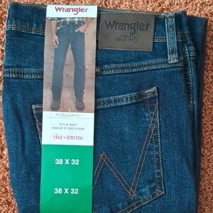 Wrangler Men's Dark Blue Relaxed Jeans/Sixe:::38×32👀👀👀👀👀